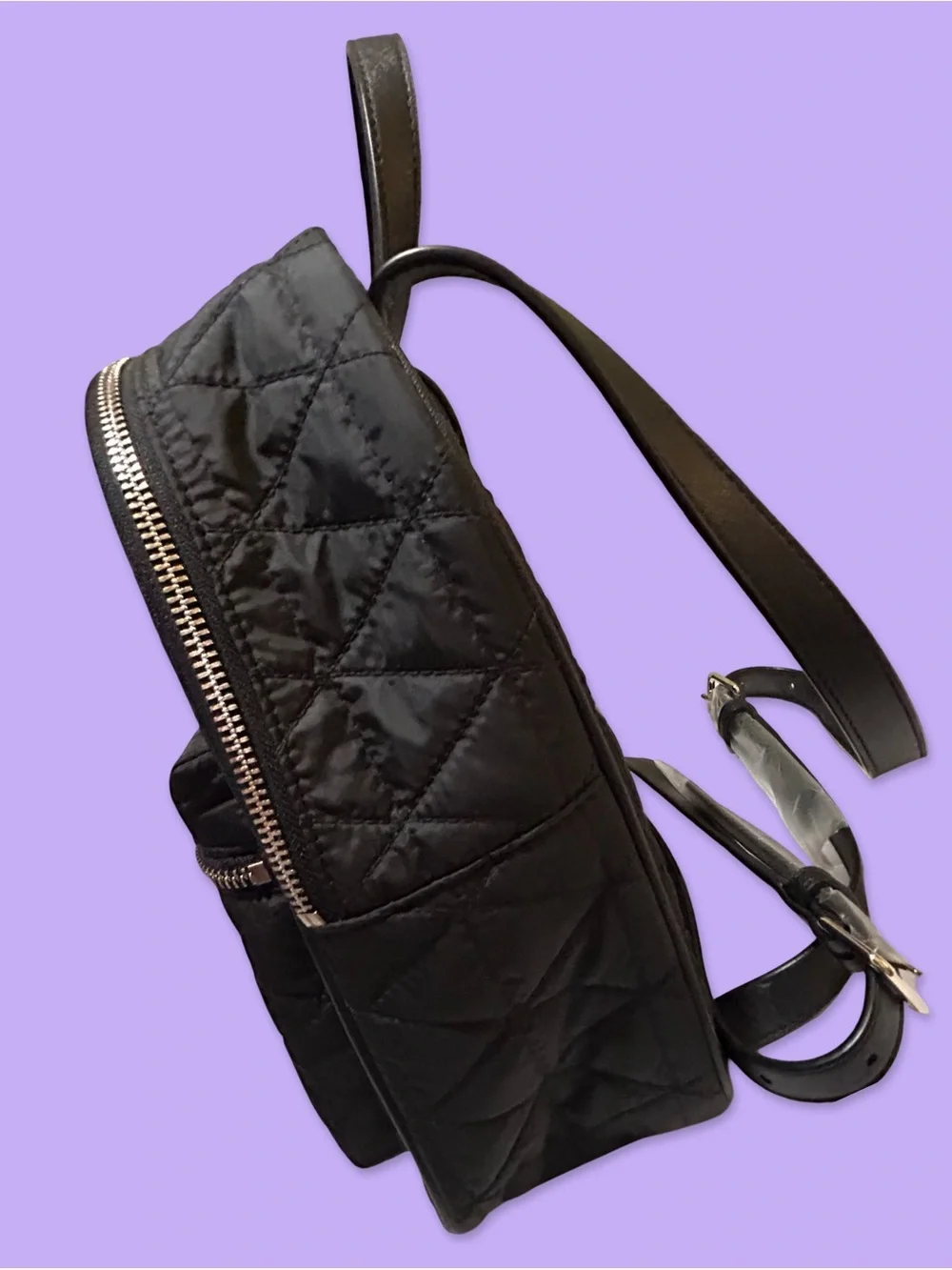 NWT KATE SPADE QUILTED BACKPACK,DIAMOND PATTERN, w/GOLD TONE HARDWARE.ADJUSTABLE